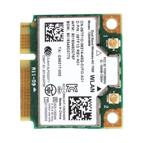 Intel 7260 AC Dell 7260HMW Mini PCIE Trådløst Wifi-kort Dual Band Bluetooth 4.0 Netværksmodul