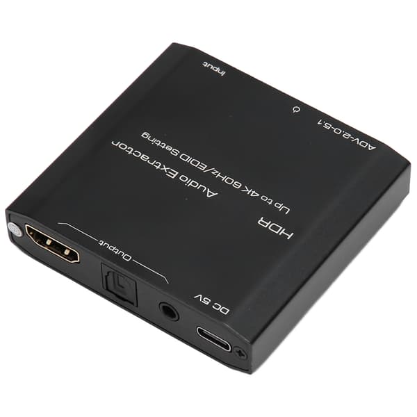 HDR 4K 60Hz HDMI Lydudtrækker HDCP Digital DTS 5.1 PCM EDID Konverter
