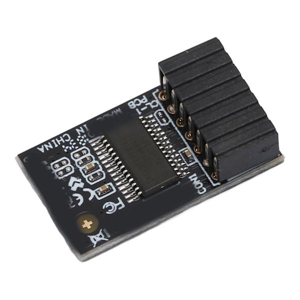TPM 2.0 Modul LPC 14Pin Säker Lagring Kryptering Säkerhetskort för ASUS Moderkort Windows 10 11
