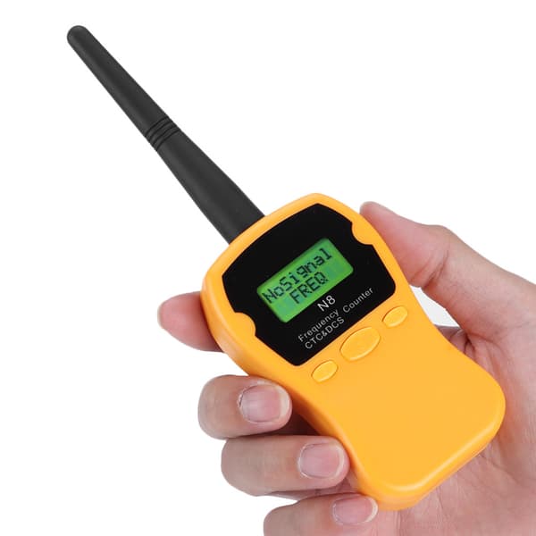N8 Bærbar Radiofrekvenstæller Meter Walkie Talkie med CTCSS DCS Dekoder til Bil Marine Orange