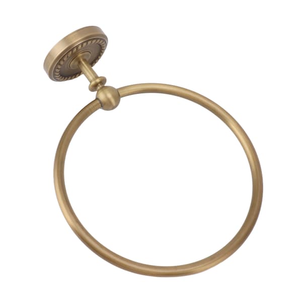 Badhandduksring Koppar Rund Väggmonterad Handdusch Handdukshållare för Badrum 970830