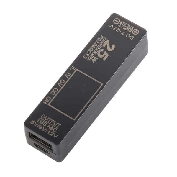 PD3.0 USB XT60 Interface Hurtigoplader med Overbelastnings- og Kortslutningsbeskyttelse