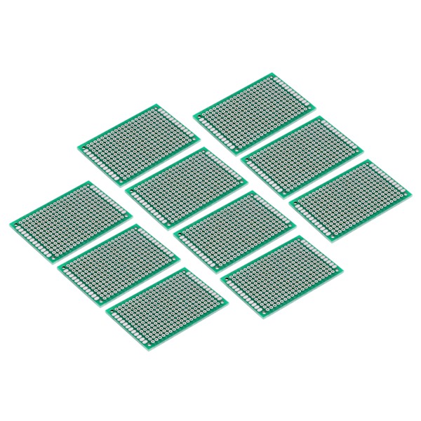 10 stk. 4x6cm Dobbelt Sidet Prototyping DIY Universal PCB Circuit Board