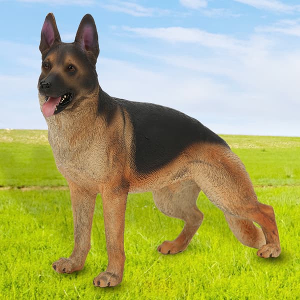 Schæferhund Simuleringsmodell Ornamenter Skrivebordsdekorasjon Barneleke