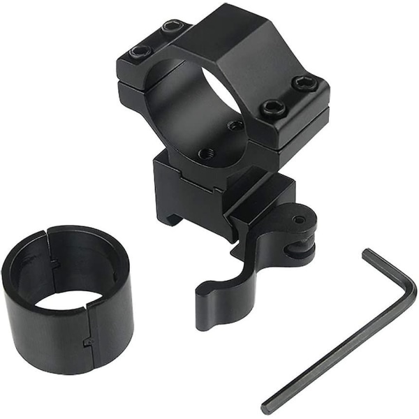 25,4 mm 1&#39;&#39;/30 mm Quick Afmonter Scope Ringe Konverter Ringe Ring, 20 mm Weaver Picatinny til infrarød nattesyn-skoplygte