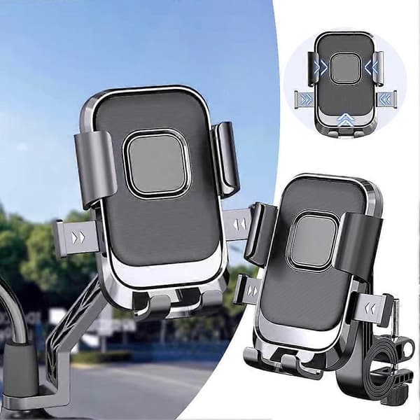Universal telefonhållare 360° rotationsjustering lämplig för montering på cykel Handlebar Model