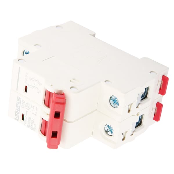 2P DC 500V 10A Mini Afbryder MCB Sikkerhedsafbryder DZ47-63Z-2P