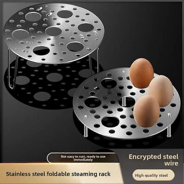 Dampstativ i rustfrit stål Fødevaregodkendt rustfrit stål til sikker madlavning. Tilberedning af babymad 2pcs