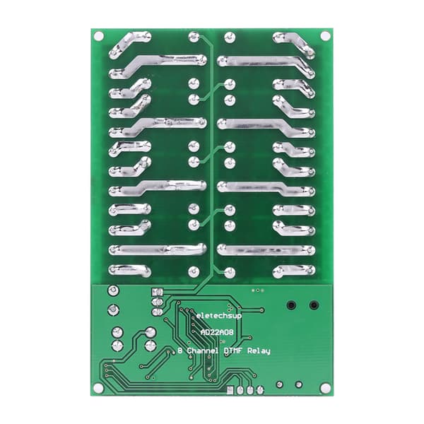 12V DC 8-kanals DTMF-relé Telefon Stemmedekoder Fjernkontroll Brytermodul