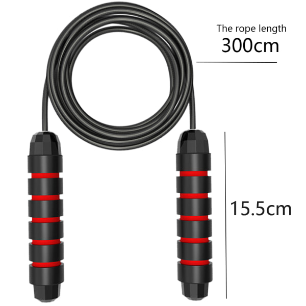 Jump Ropes For Fitness - Bearing Speed ​​​​Rope med Memory Foam G11+G12