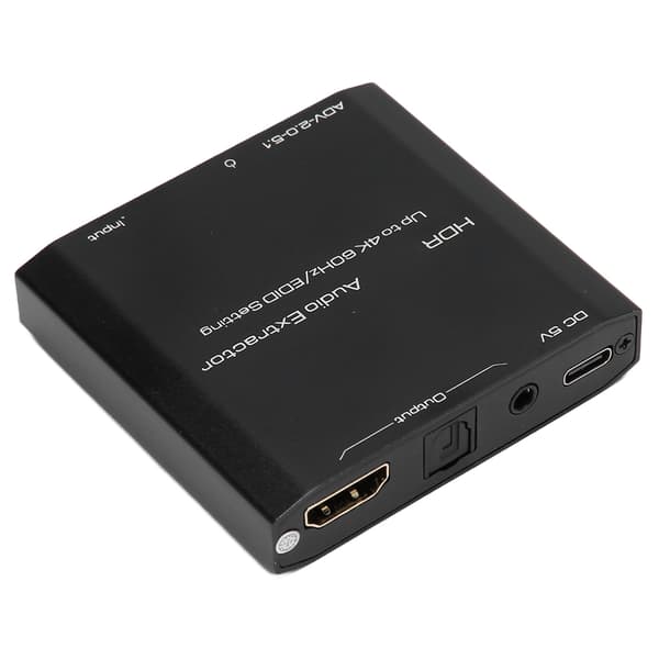 HDR 4K 60Hz HDMI Lydudtrækker HDCP Digital DTS 5.1 PCM EDID Konverter