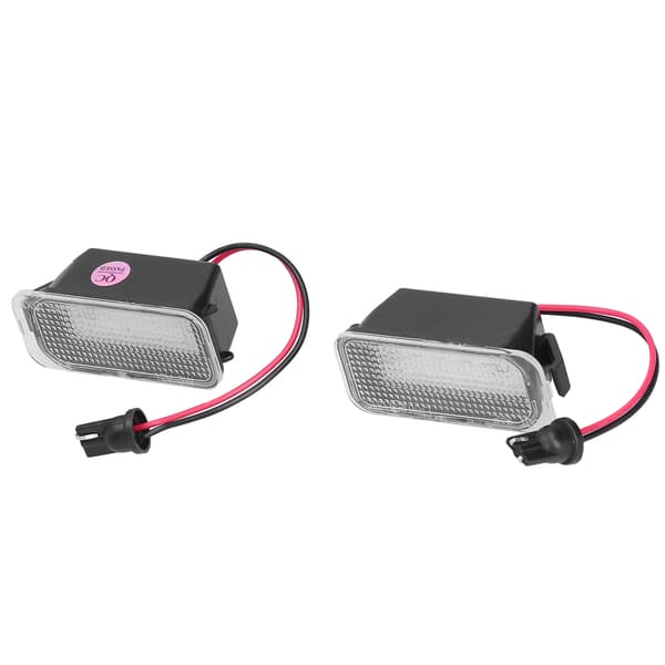Par Bil Nummerplade Lys LED 12V 3W Plastik Plug and Play Passer til Ford Focus MK2 DA3 5D 2006‑2010