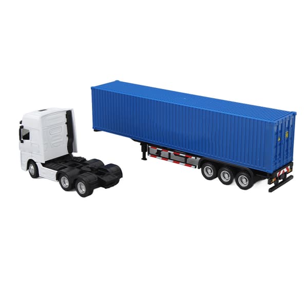 1:50 Skala Containerbil Avtakbar Langtransport Semitrailer Innendørs Blå