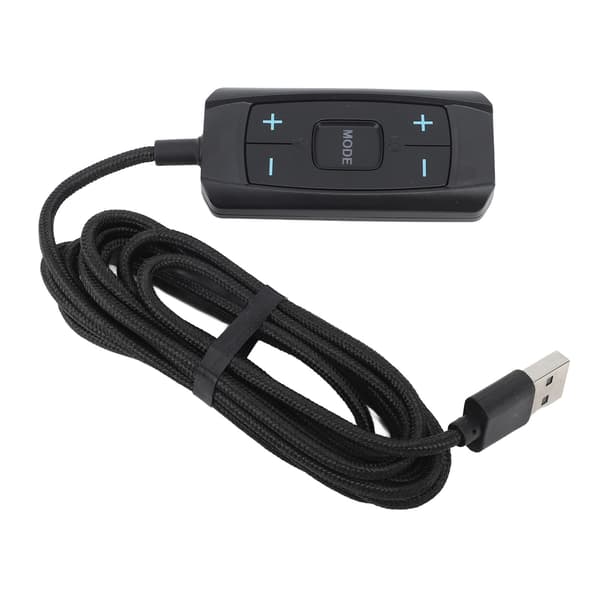 7.1 USB Lydkort Ekstern Bærbar for Laptop Stasjonær Datamaskin PS5