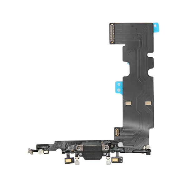 iPhone 8 Plus USB Ladeport Kobling Flex Kabel Erstatning Svart
