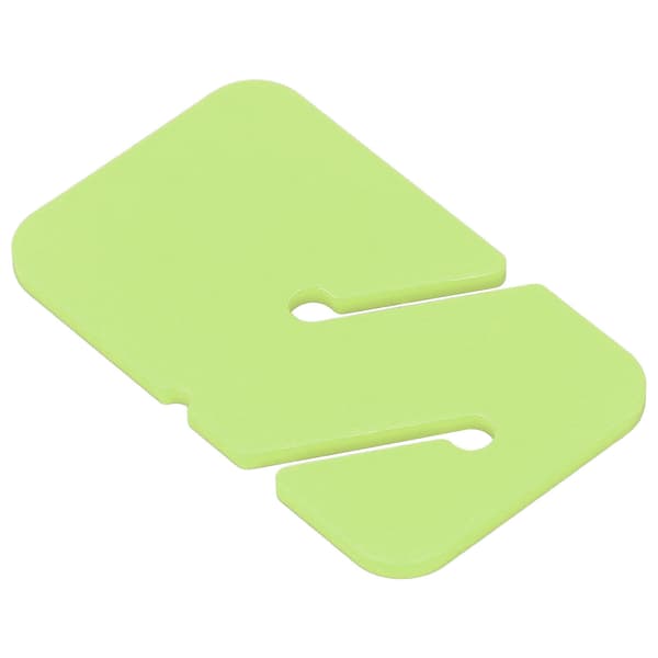 4 stk. Scuba Cave Diving Line Marker Kompakt Høy Synlighet Vrakdykking Rektangulær Fluorescerende Gul