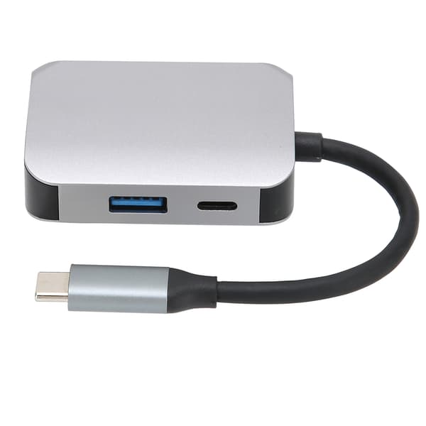 3-i-1 Type C Dockingstation HDMI USB 3.0 PD Adapter