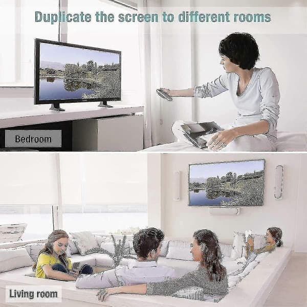 HDMI Splitter Adapter, 1080p HDMI Han til Dobbelt HDMI Hun