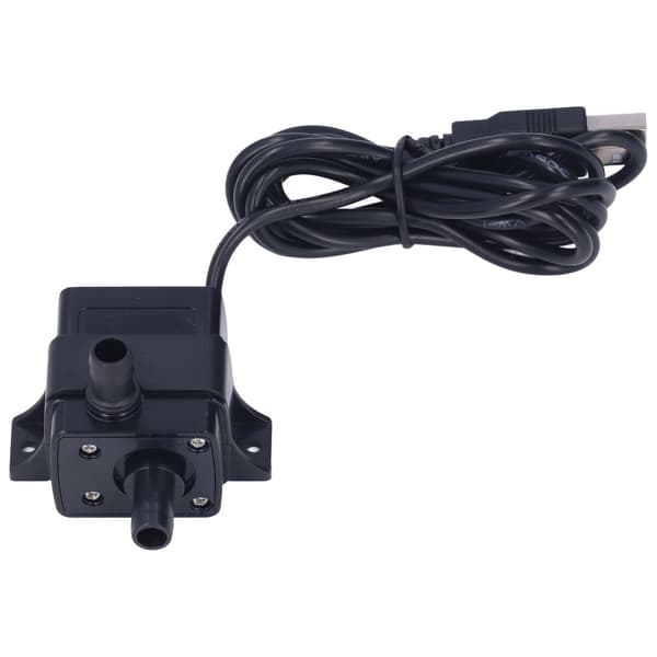 DC5521 Honkontakt Vattenpumpskit 5V 1W Lågtrycks Dränkbara Pumpar med USB-kabel