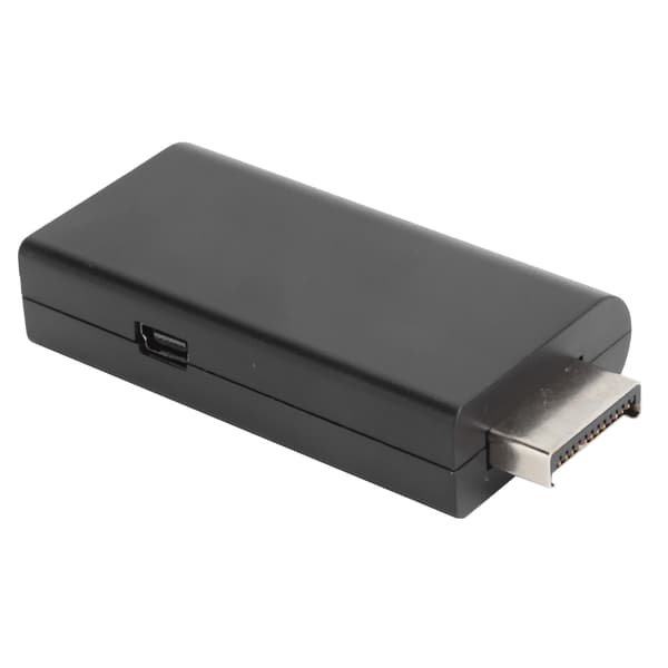 PS2 - HDMI-sovitinmuunnin 3,5 mm:n ääniliitännällä, musta
