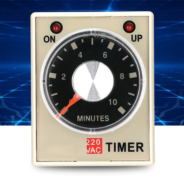 220VAC 10 minuters fördröjningsrelä AH3-3 (10M)
