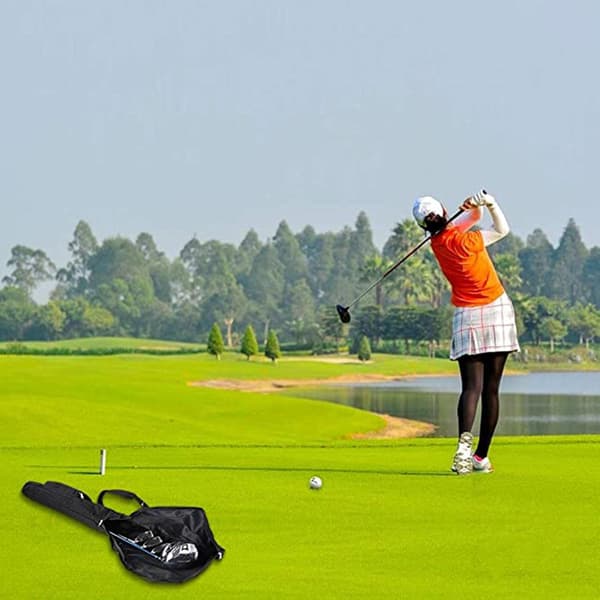 Pencil Golfbag - Lightweight Foldable Club Bag - Lightweight Carry Bag for Driving Range Practice Case