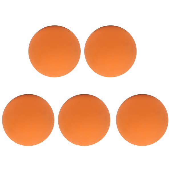 5 st 6 cm Orange Miljövänlig Studsboll Säker Gummi Handövning Väggboll för Barn Pooler Stränder