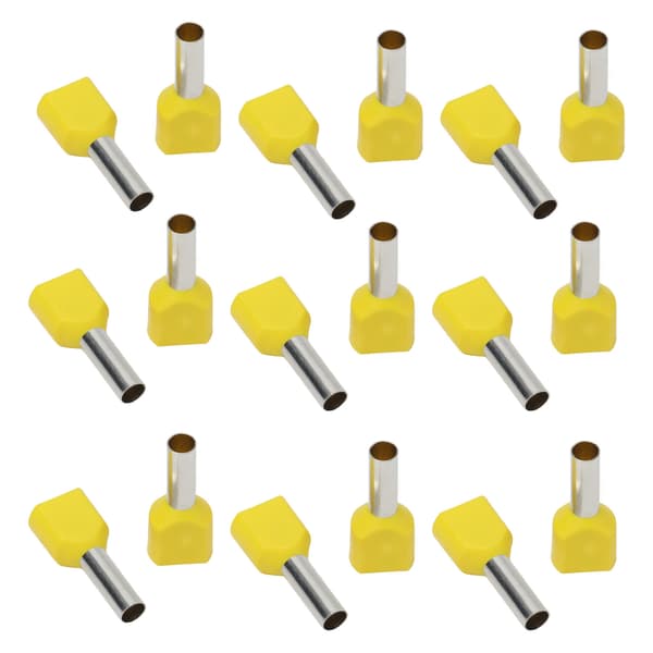 100 st Ferrule Isolerad Krympning Tråd Terminal Set Kit TE4012 för Maskinutrustning