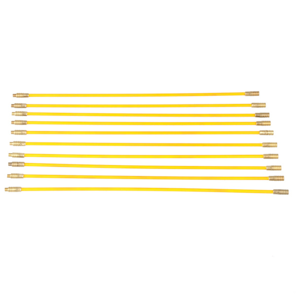 10st 4mm Glasfiber Elektrisk Dragfjäder Push Pull Kabel Kit