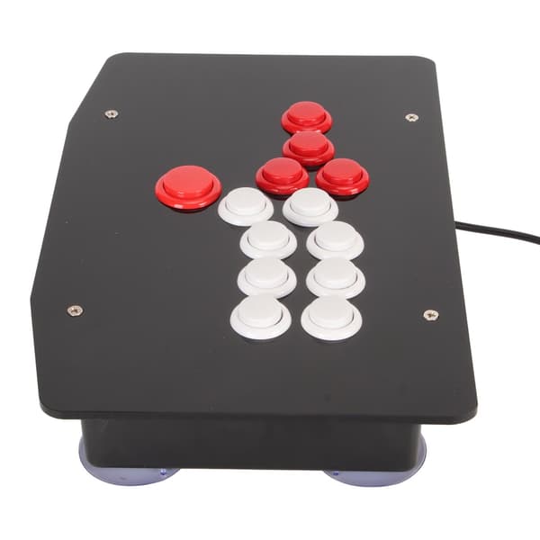 USB 2.0 Arcade Fight Stick med 5 retningsknapper og 8 store handlingsknapper
