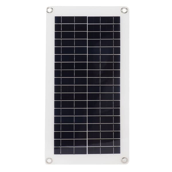 Bærbar 10W 18V Solcellepanel Viftesett med 30A Kontroller Polysilisium