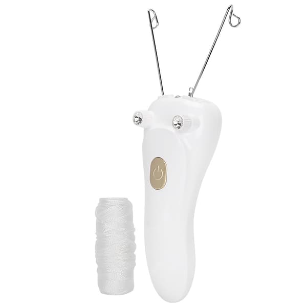 Elektrisk tråd-epilator hårfjerner USB-lading bomullstråd-epilator (vert bomullstråd USB-kabel) (gull)