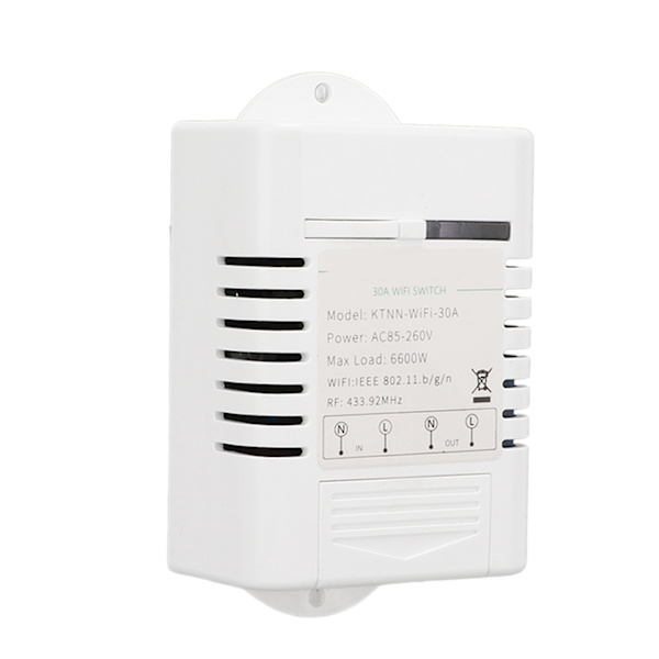 Smart Switch Realtidsfeedback Stemmestyring Intelligent Timing WiFi Switch AC 85V til 260V