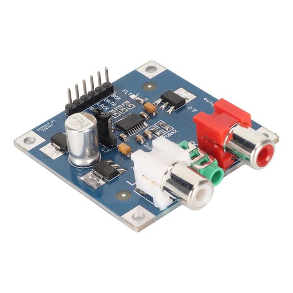 DAC Audio Decoder I2S Input 32 Bit 384KHz Modul med 3,5 mm Hovedtelefonudgang til Effektforstærker