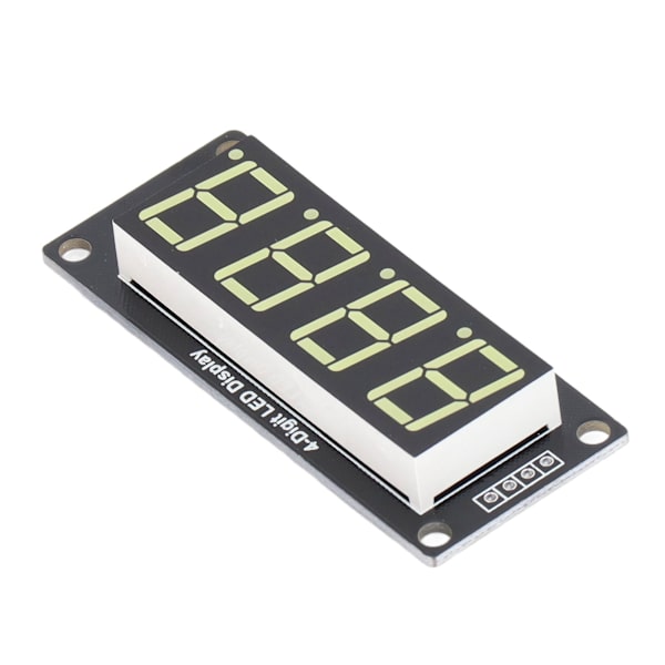 4 stk. LED-segment digitalt displaymodul 4 Bits 7 segmenter 0,56 tommer MRA172C Hvit PCB-klokkemodul