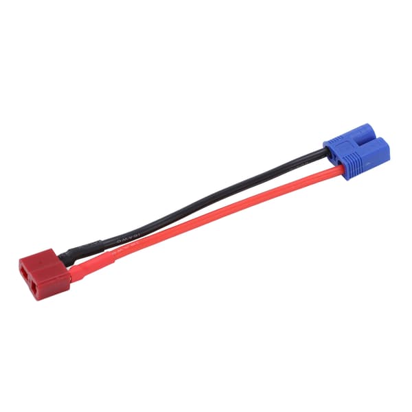 Han til T-hoved hun batteriadapterkabel blød silikone 12,7 cm til RC bil fly skib