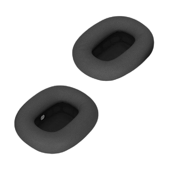 Airpod MAX Hodetelefon Erstatning Myke Memory Foam Protein Lær Øreputer Øreputer Svart