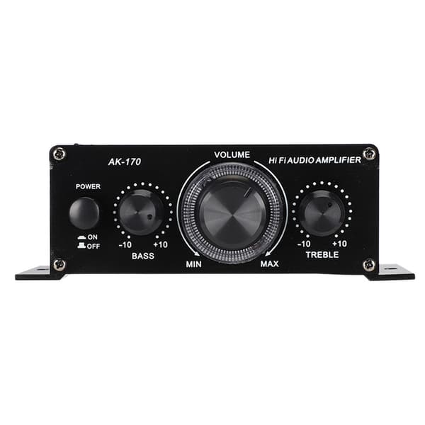 20W 47K opløsning 12V AK170 Mini effektforstærker lav forvrængning lyd