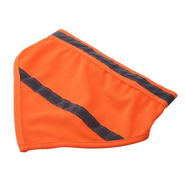 Reflekterande Halsduk Krage Haklapp för Hundvalp (Fluorescerande Orange L)