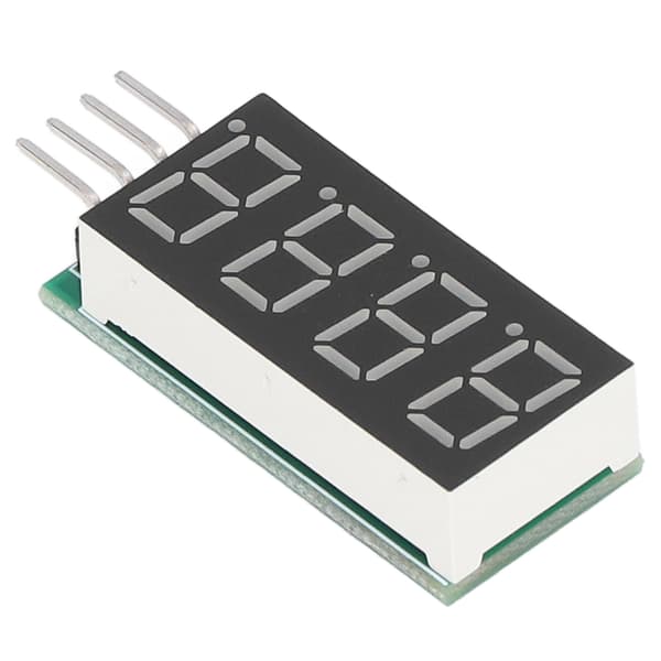 4-cifret 7-segment digitalt rørmodul LED-displaymodul I2C-interface DC 5V/3.3V DM43B04