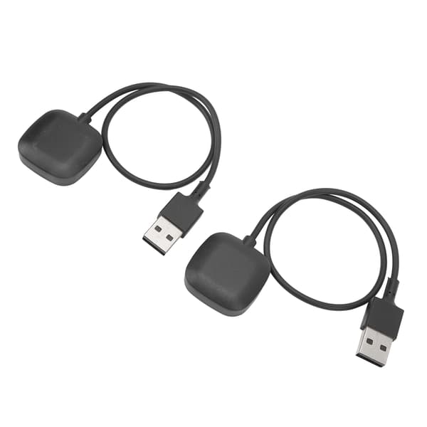 2 kpl 5V langaton lataustelakka datakaapeli Fitbit Versa 3 Sense 30CM