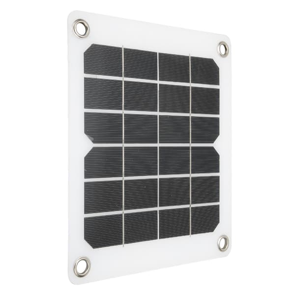 5V 20W Monokrystallinsk Solcellepanel Bærbar USB-lading for Bil Båt RV Telefon