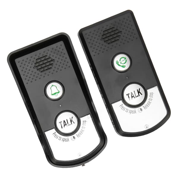 Trådlös Vattentät Dörrklocka Lång Räckvidd 2-Vägs Intercom Tydlig Röst Hem Dörrklocka