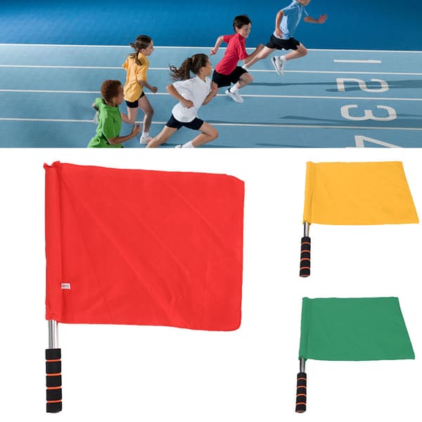 Dommerflagg for sport – Flaggstang i rustfritt stål