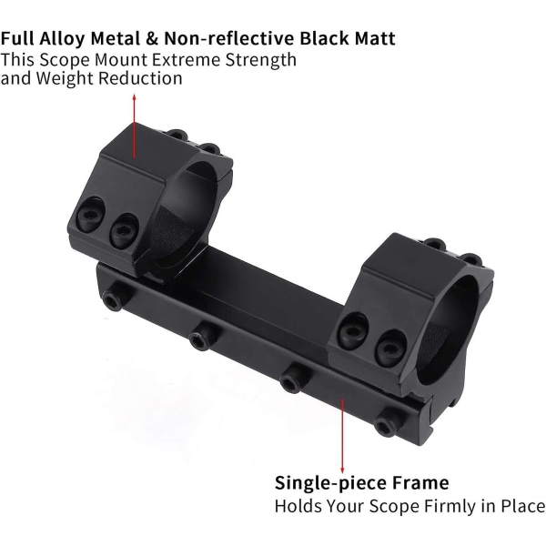 Aluminium Tactical Low Profile 30mm Scope Rings 11mm Weaver/picatinny Mount Rings Scope Adapter