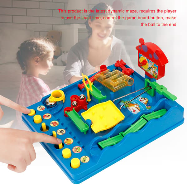 Bärbart Mini Vattenpark Labyrint Bordsskiva Spel Vuxna Barn Leksaker