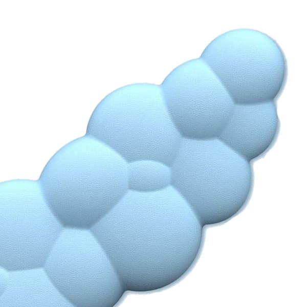 Sky Musematte Håndleddsstøtte Memory Foam Myk Blå Søt Tretthetslindring Forebygger Deformasjon