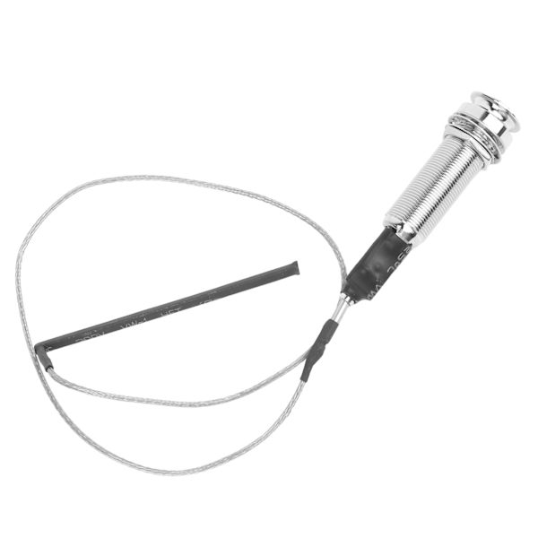 Gitarr Jack Pickup 6.35mm Utgång Barrel Jack Socket Cylinder för Elgitarr Pipa Ukulele Citra