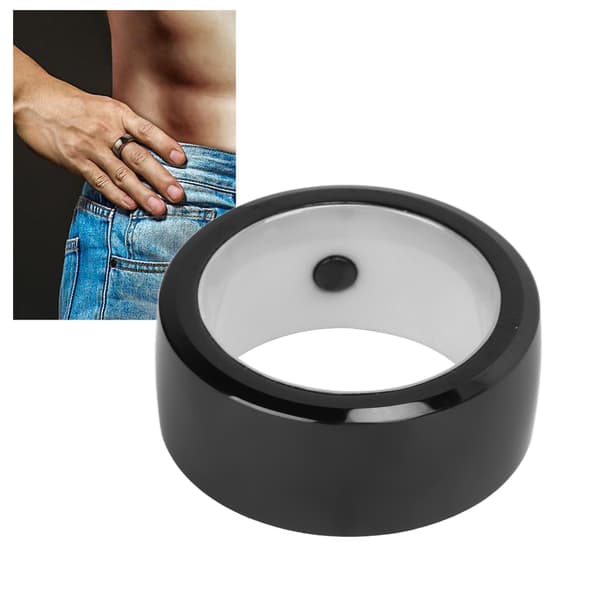 NFC Smart Ring - Keramisk Multifunksjonell Bærbar med Universell Sensing (128GB)