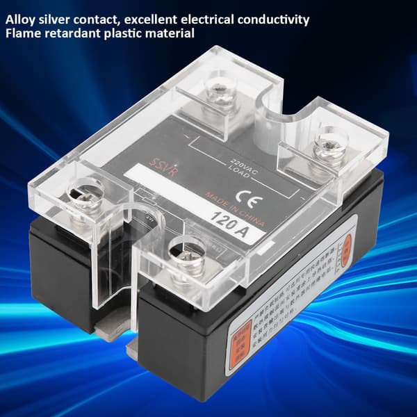 BERM R Solid State Spenningsregulator 120A 470-560kΩ Last 220VAC Enkeltfase